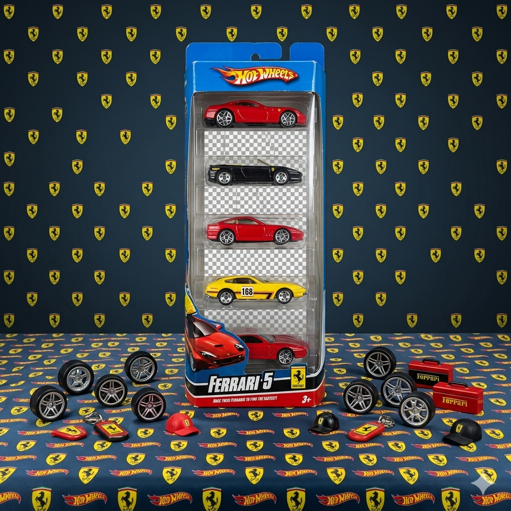 Hot Wheels | Ferrari 5 Pack (3198A2)