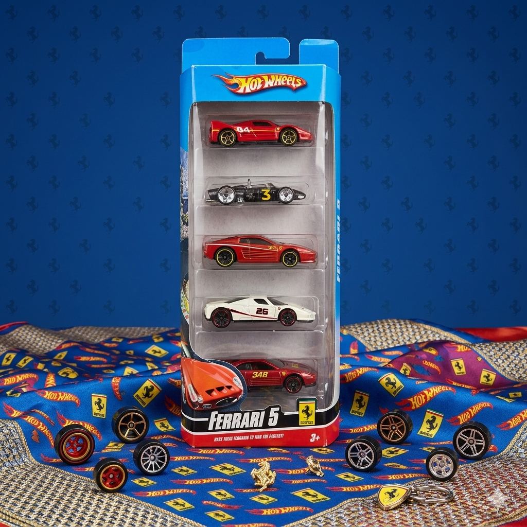 Hot Wheels | Ferrari 5 Pack (999A2)