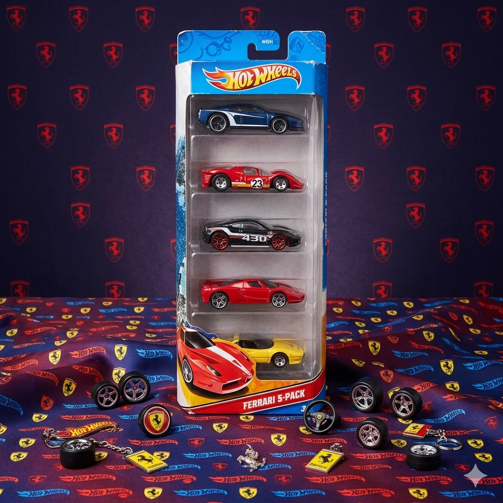 Hot Wheels | Ferrari 5 Pack (W4241)