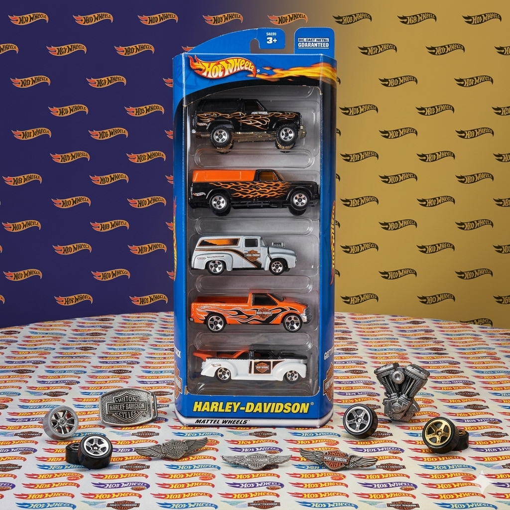 Hot Wheels | Harley Davidson - 5 Pack (50030)