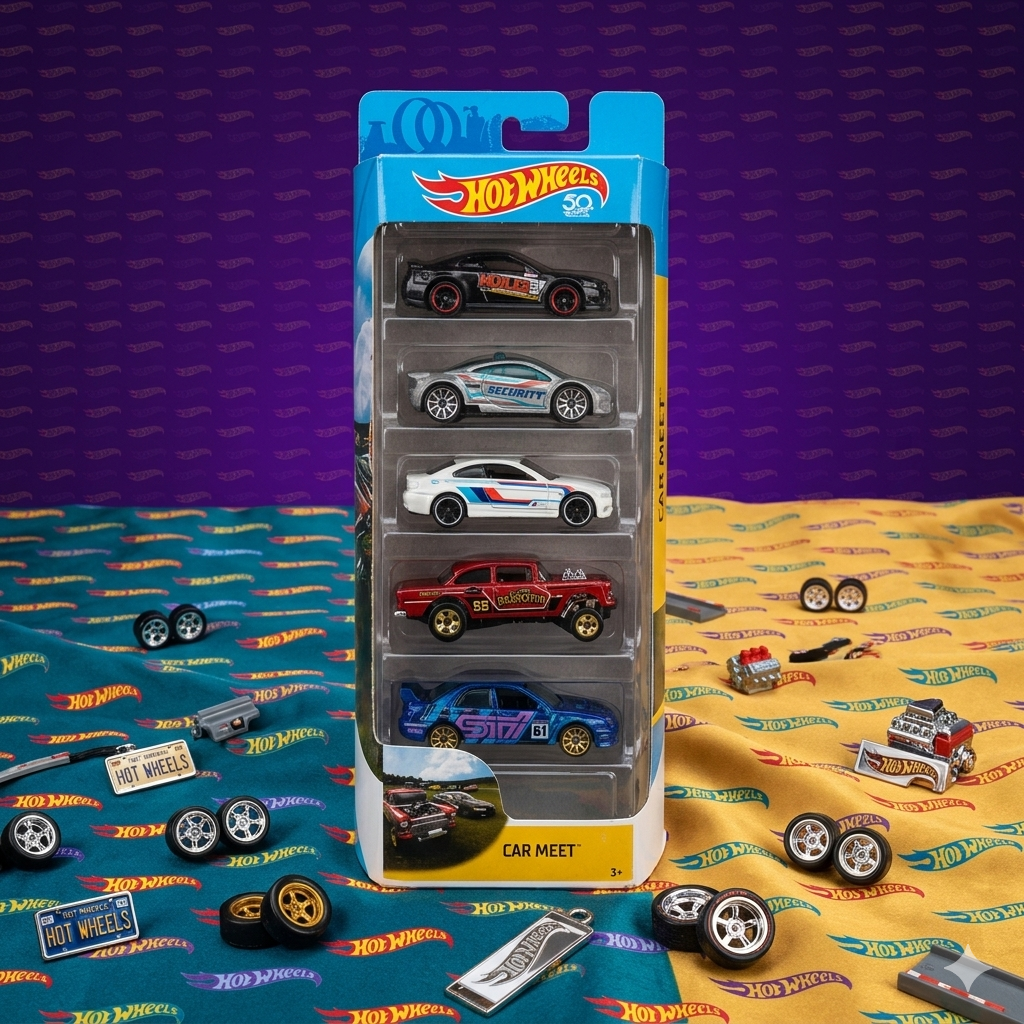 Hot Wheels | Car Meet - 5 Pack (FKT59)