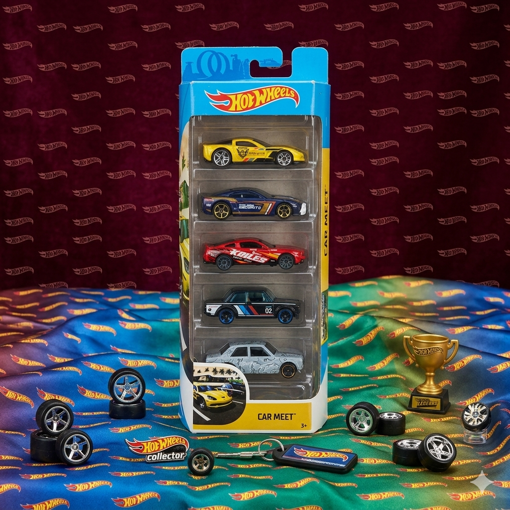 Hot Wheels | Car Meet - 5 Pack (GHP52)