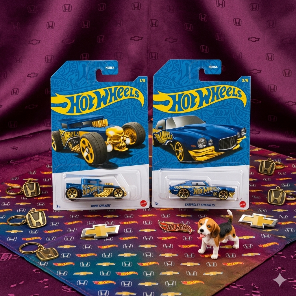 Hot Wheels | 54th Anniversary Blue & Gold Series - Set of 2