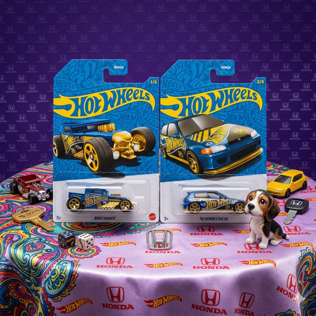 Hot Wheels | 54th Anniversary Blue & Gold Series - Set of 2