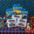 Hot Wheels | 54th Anniversary Blue & Gold Series - Set of 5 (with Chase)