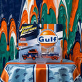 Johnny Lightning x MIJO 1980 Toyota Land Cruiser FJ40 Gulf Boat & Trailer Off-Road