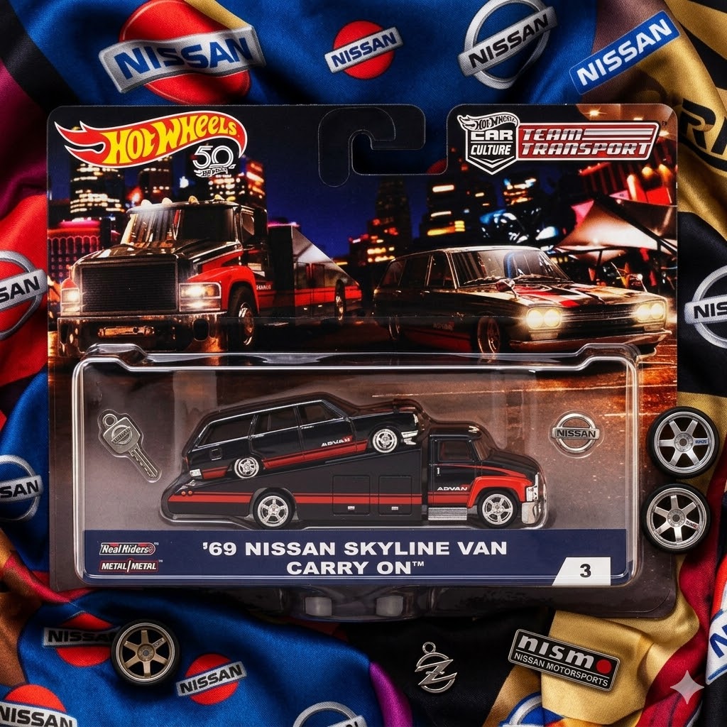 Hot Wheels | 69 Nissan Skyline Van Carry On