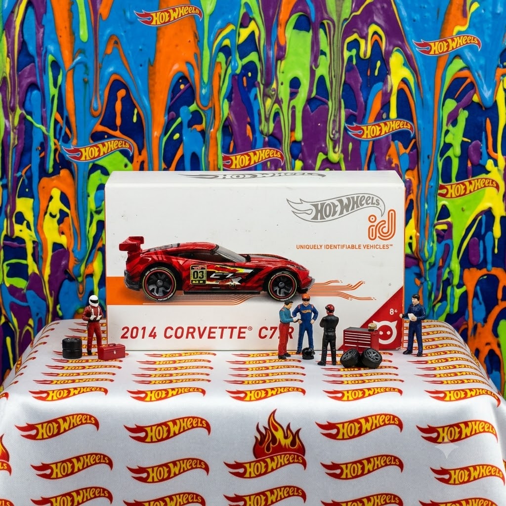 Hot Wheels ID Car - 2014 Corvette C7 R