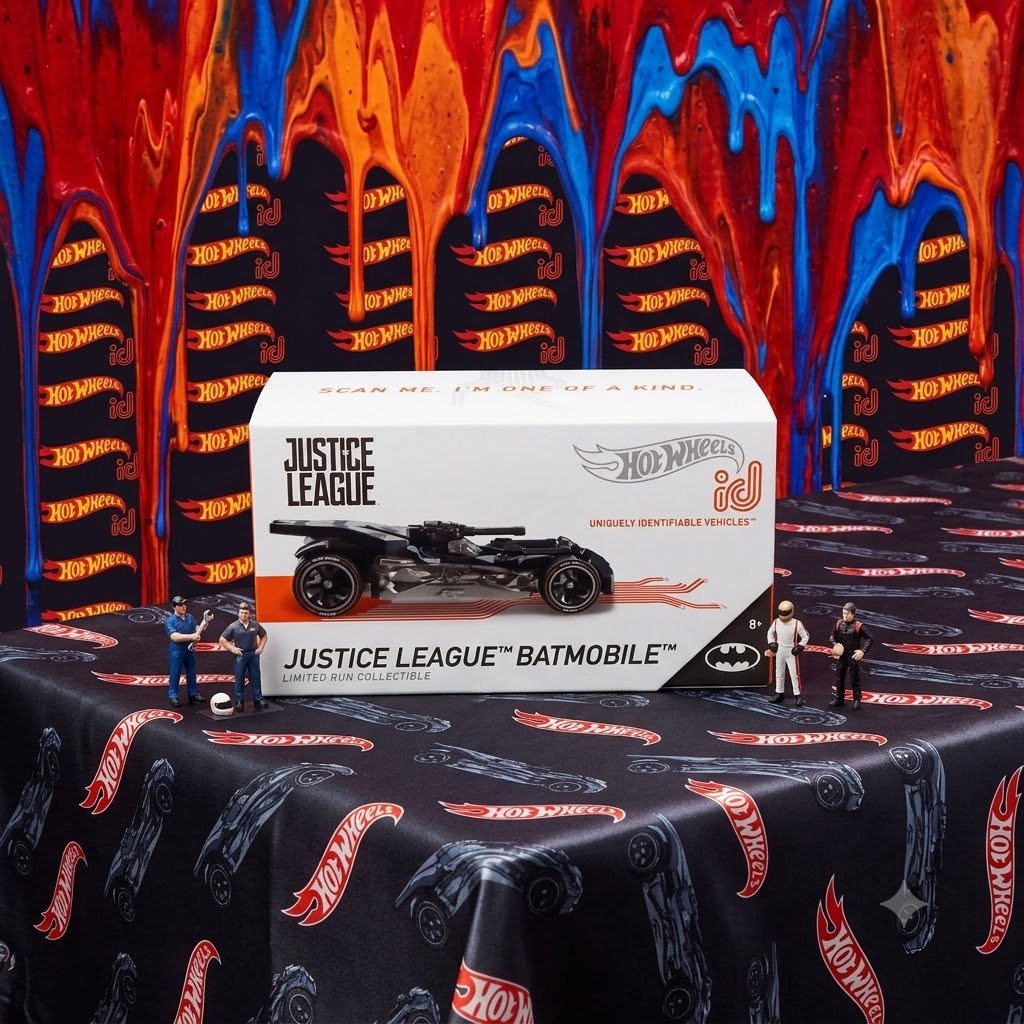 Hot Wheels ID Car - Justice League Batmobile