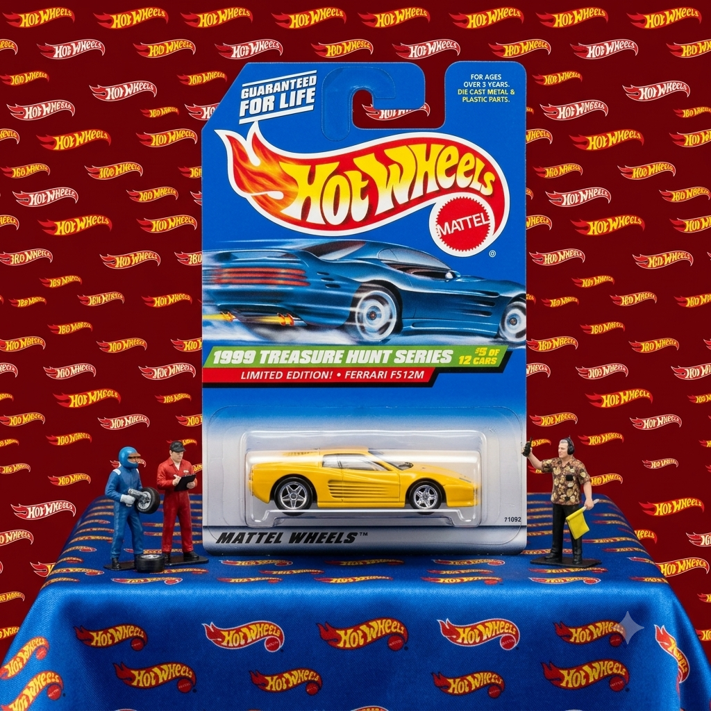 Hot Wheels 1999 Treasure Hunt Series Limited Edition Ferrari F512M