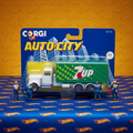 Mattel Corgi AutoCity Trucks. Corgi on Base - 7Up