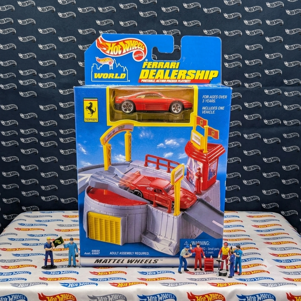 Hot Wheels Ferrari Dealership & Ferrari Collector Car Released in 2000