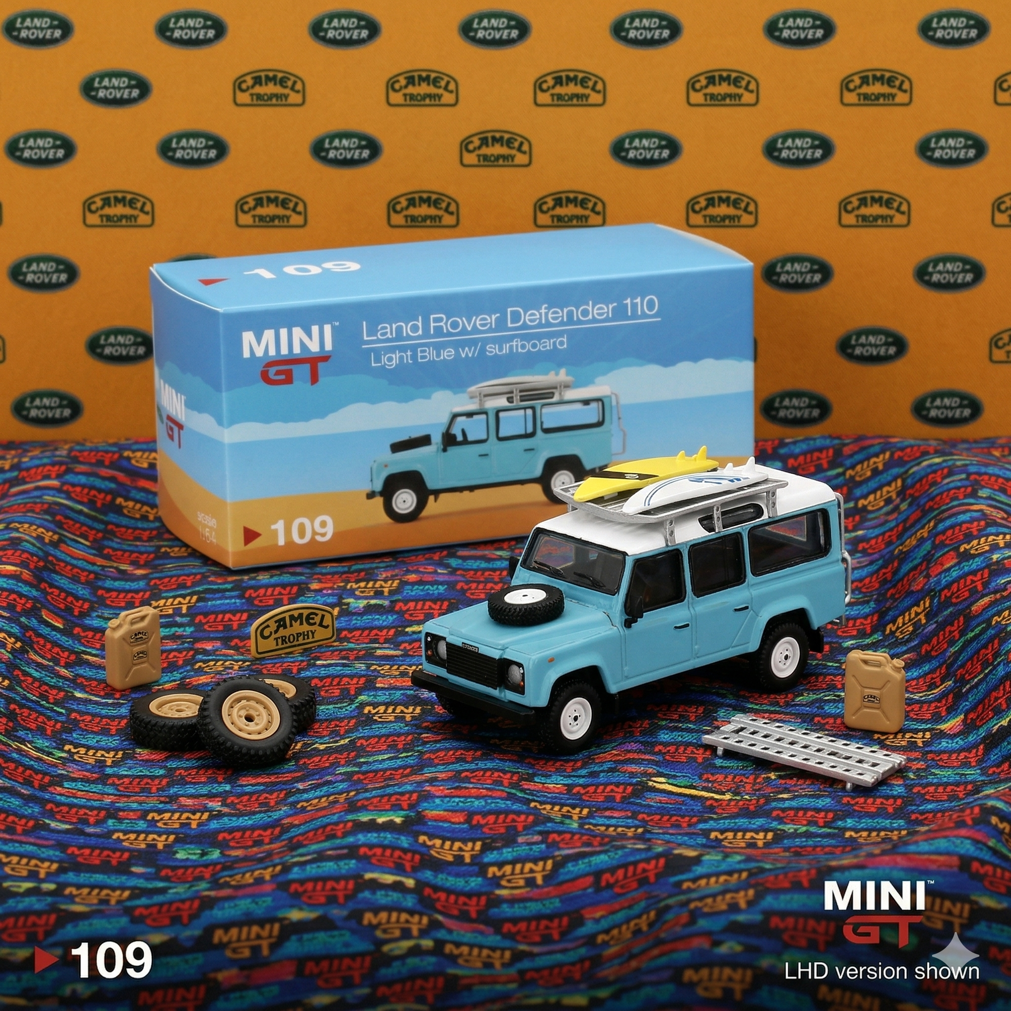MiniGT - Land Rover Defender 110 - Light Blue