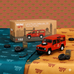 MiniGT - Land Rover Defender 110 - Royal Mail Post Bus
