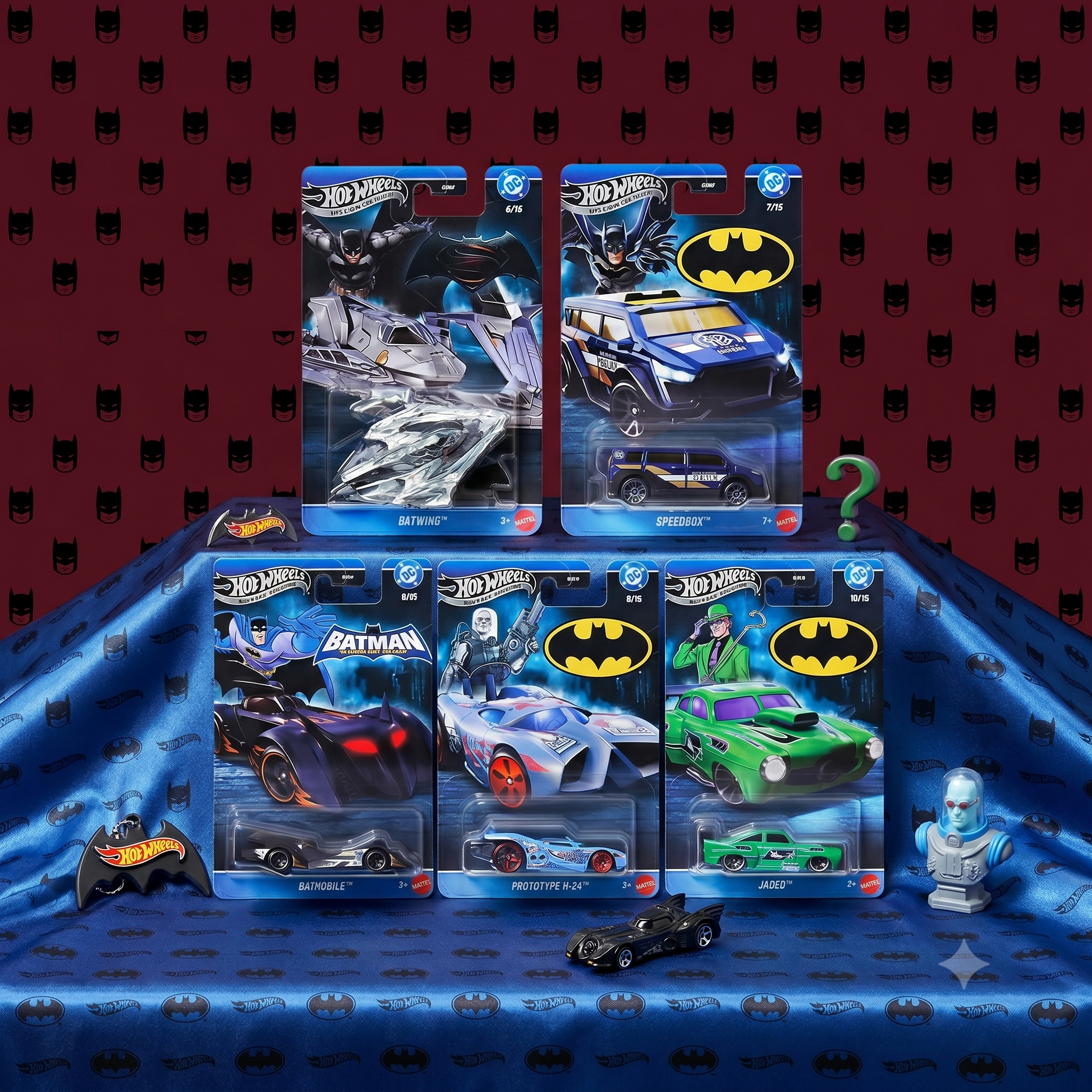 Hot Wheels | Batman Silver Series - Set of 5