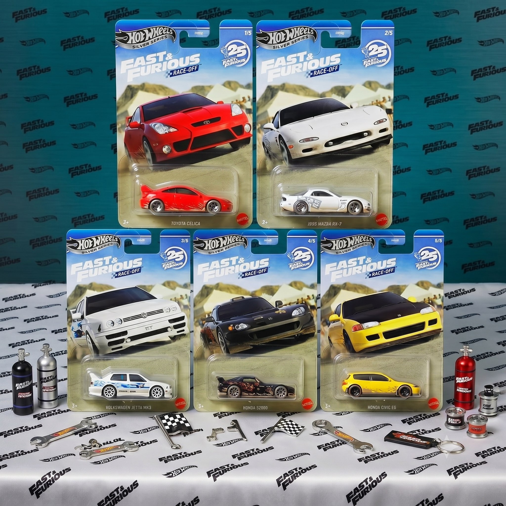 Hot Wheels | Fast & Furious Race-Off - Set of 5