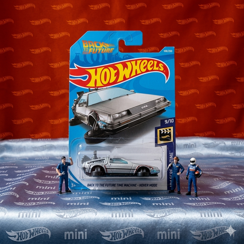 Hot Wheels Mainline Back to the Future Time Machine Hover Mode