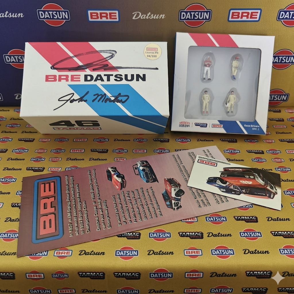 Tarmac Works - BRE Datsun 510 Set -Signed by John Morton (Rare)