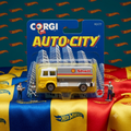 Mattel Corgi Trucks AutoCity Corgi on Base -Shell