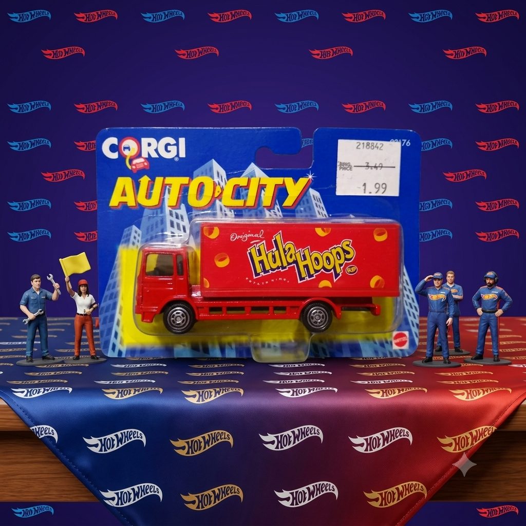 Mattel Corgi AutoCity Trucks. Corgi on Base - Wolf