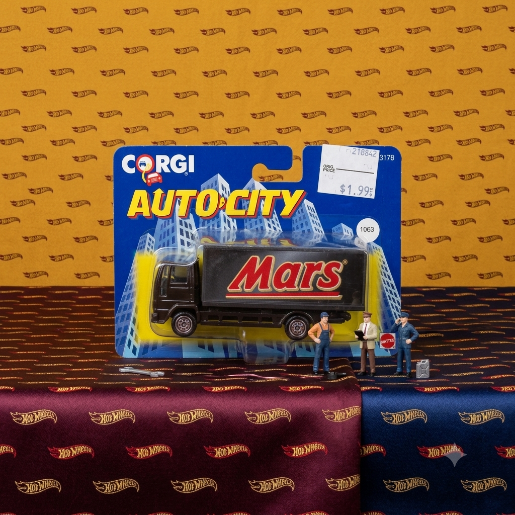 Mattel Corgi AutoCity Trucks. Corgi on Base - Mars
