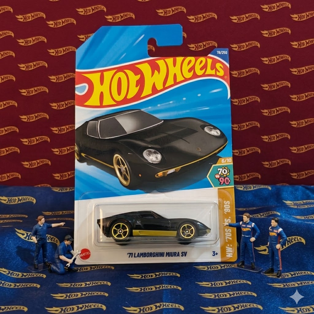 Hot Wheels Mainline 71 Lamborghini Miura SV