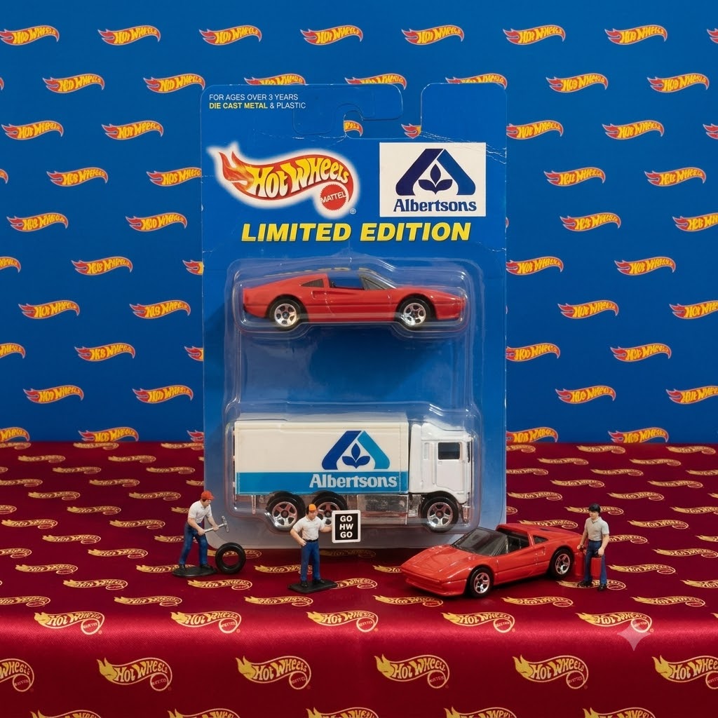 Hot Wheels Mainline Anniversary Ferrari 2 Pack - Albertsons Red