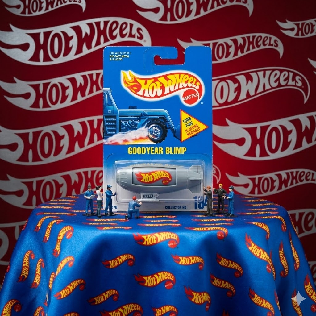 Hot Wheels Mainline Blimp Goodyear