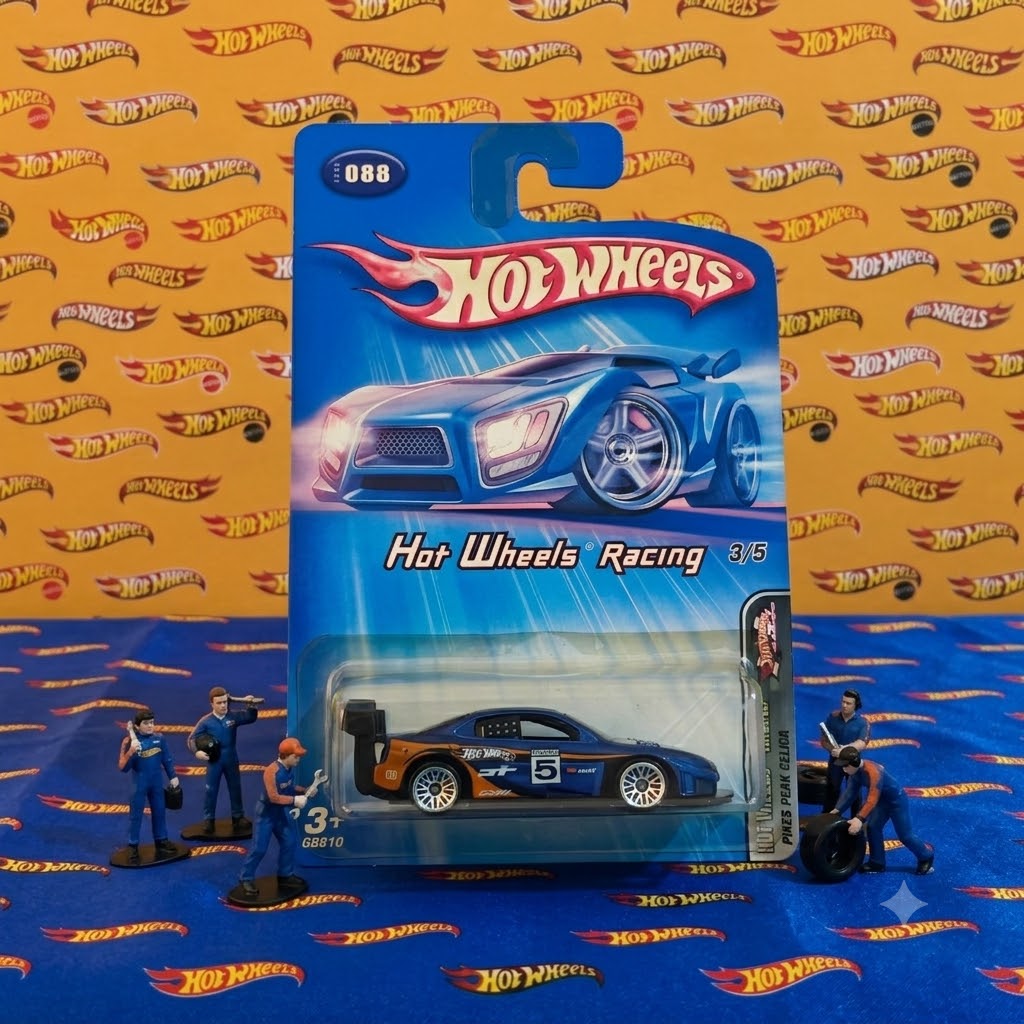 Hot Wheels Mainline Pikes Peak Celica Blue Orange