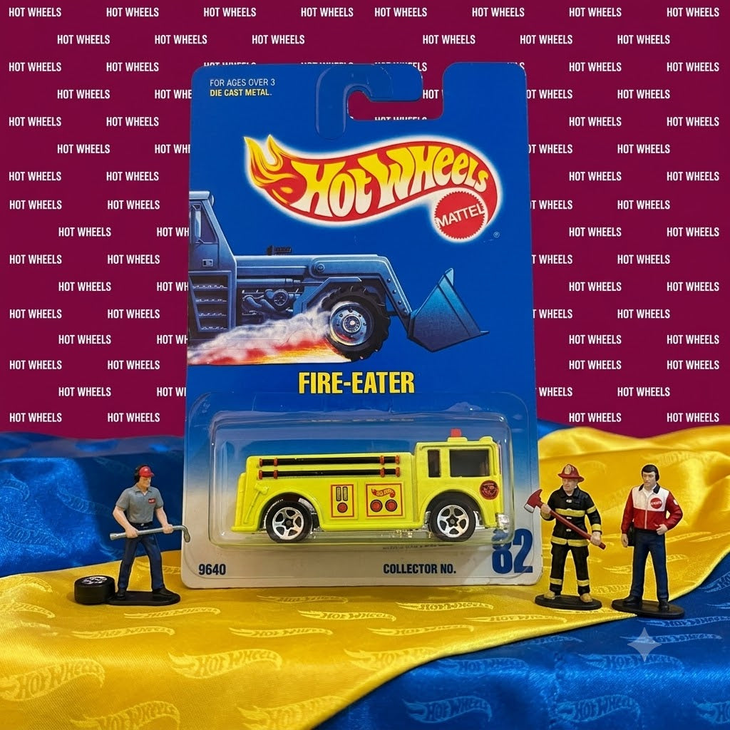 Hot Wheels Mainline Fire Eater Yellow