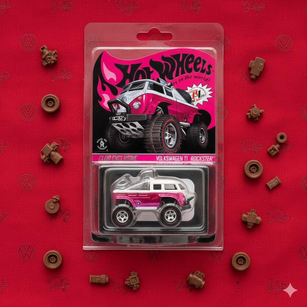 Hot Wheels | RLC - Volkswagen T1 Rockster (Pink) – Collectovan