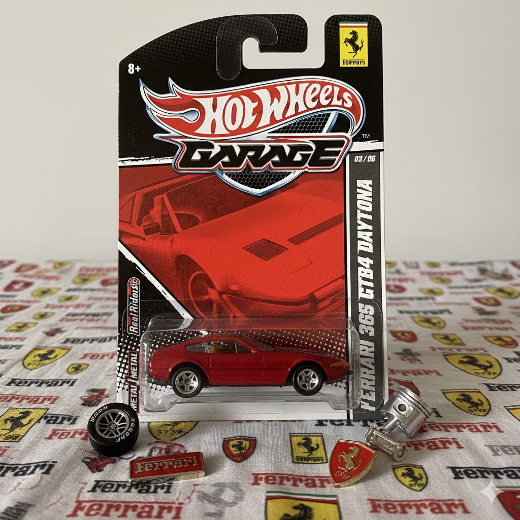 Hot Wheels | Garage - Ferrari 365 GTB4 Daytona (Red)