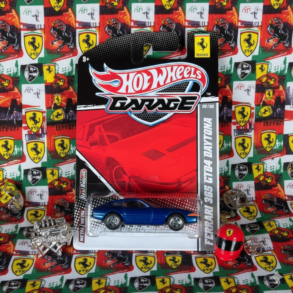 Hot Wheels | Garage - Ferrari 365 GTB4 Daytona (Blue)