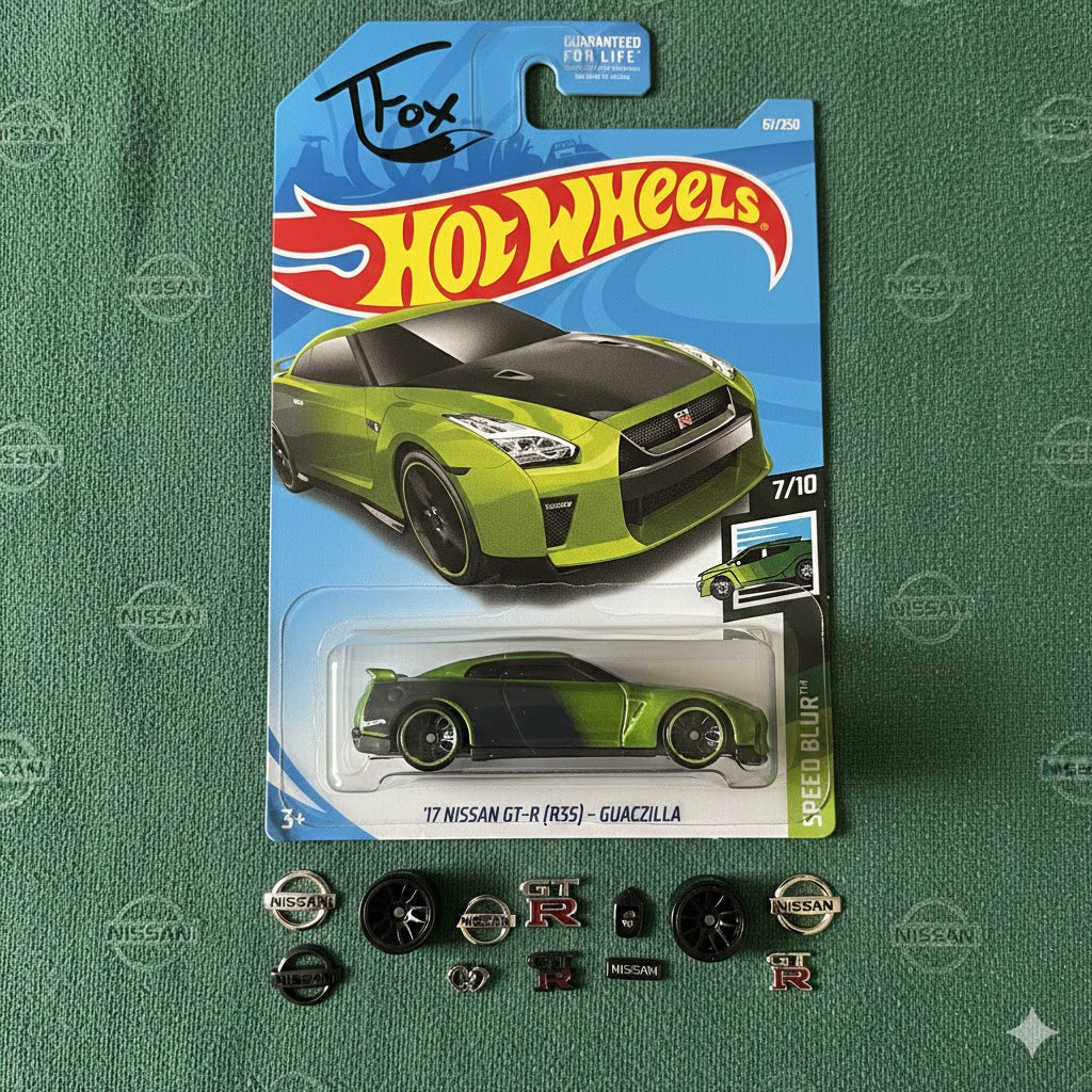 Hot Wheels | Mainline - 17 Nissan GT-R (R35) - Guaczilla