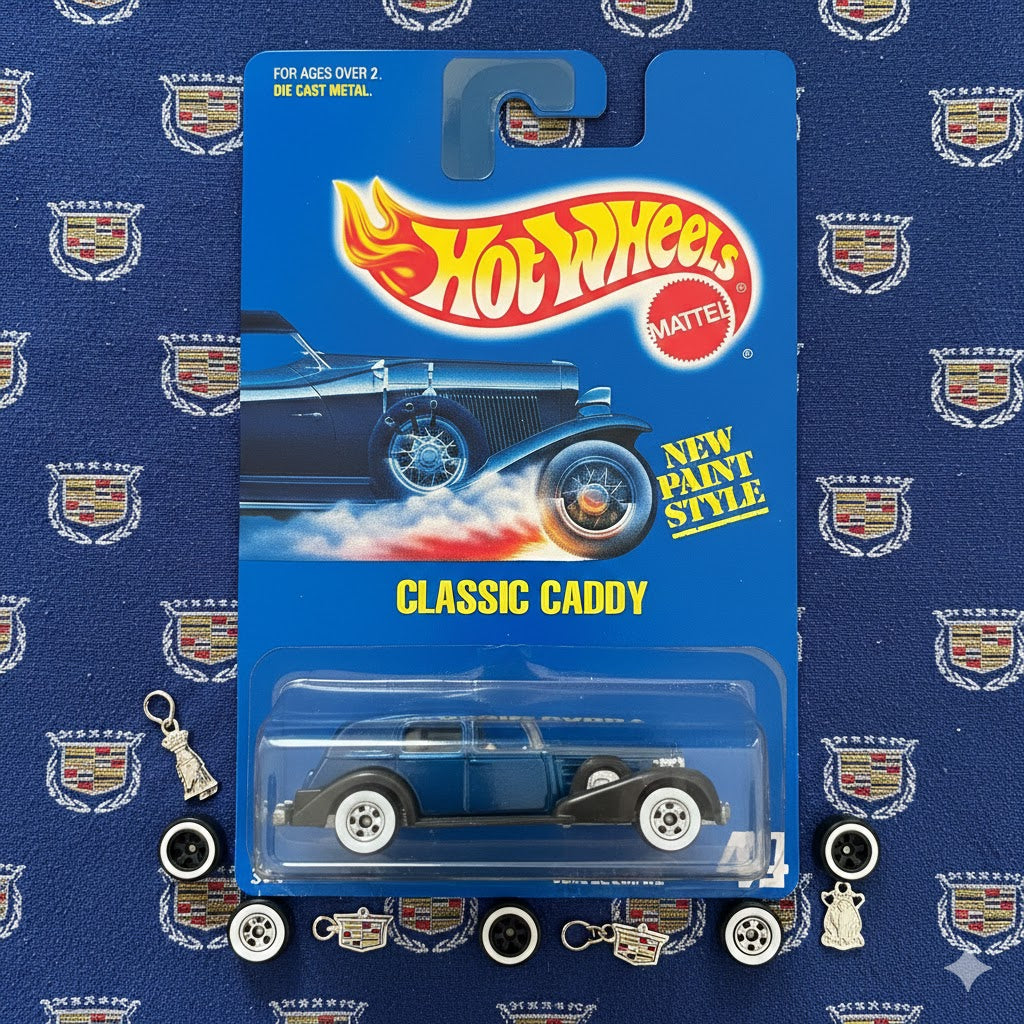 Hot Wheels | Mainline - Classic Caddy (White walls)