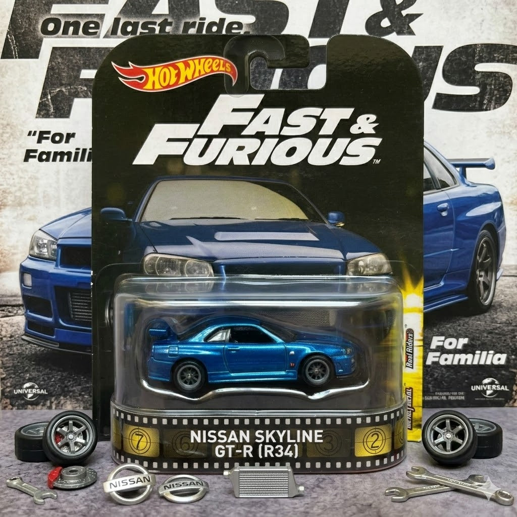 Retro - Fast & Furious - Nissan Skyline GT-R (R34)