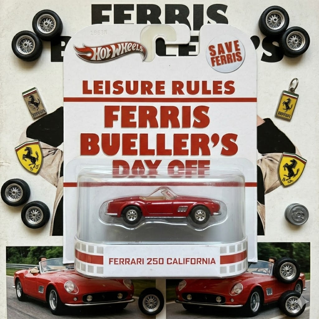 Retro - Ferris Buellers Day Off - Ferrari 350 California