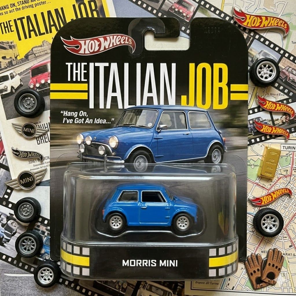 Retro - The Italian Job - Morris Mini (Blue)