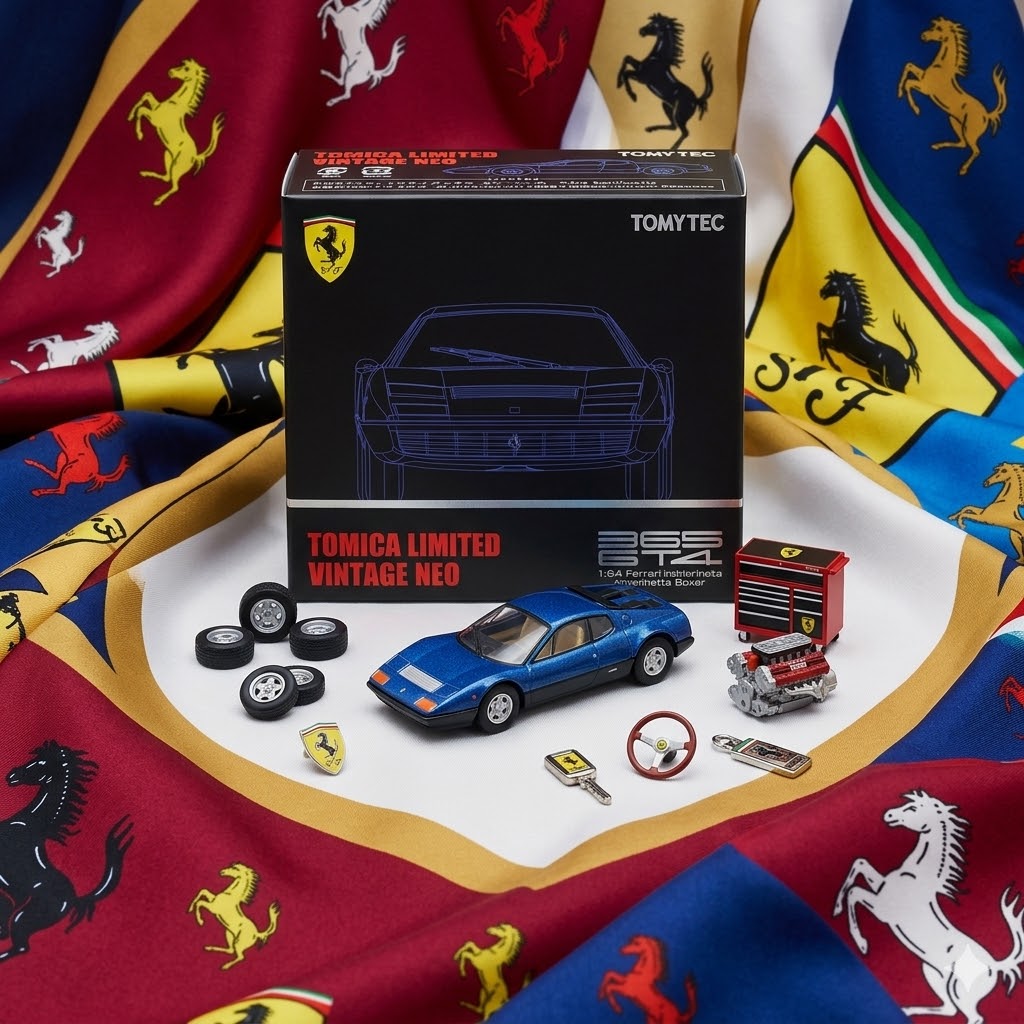 Tomica Limited Vintage Neo - Ferrari 365 GT4 BB (Blue)