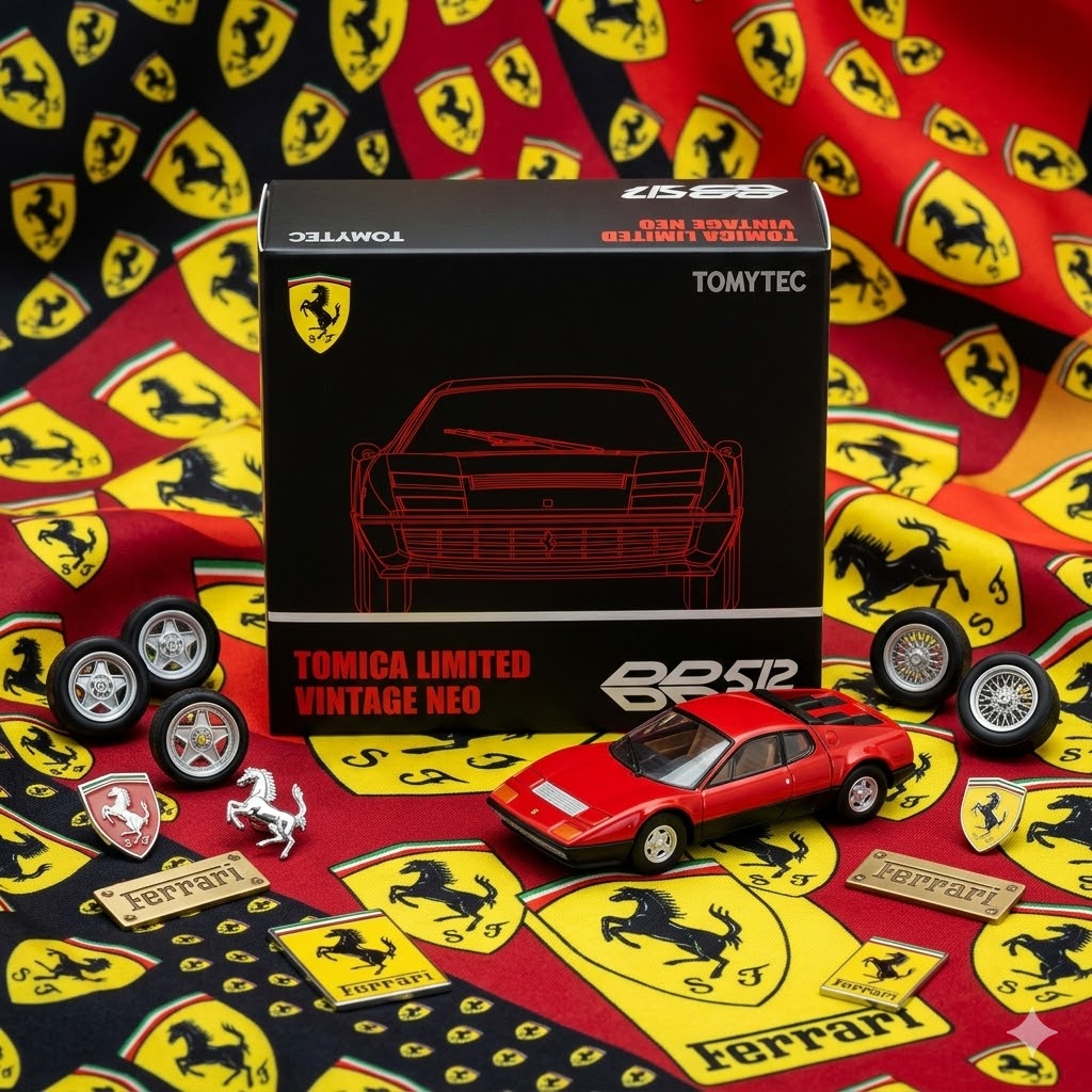 Tomica Limited Vintage Neo - Ferrari 512 BB (Red)