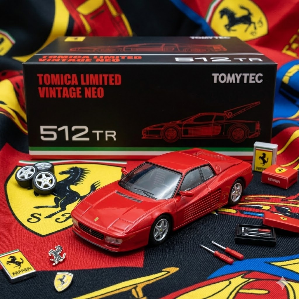 Tomica Limited Vintage Neo - Ferrari 512TR (Red)