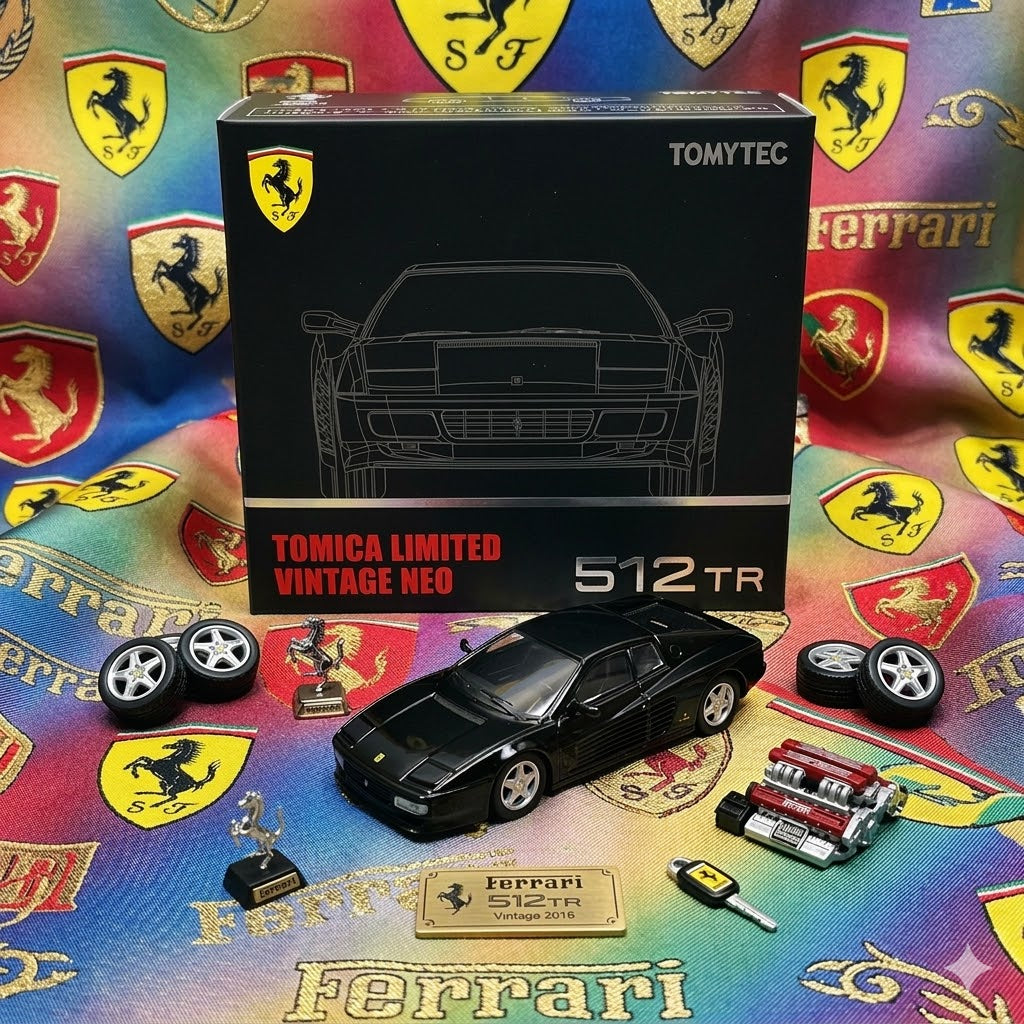 Tomica Limited Vintage Neo - Ferrari 512TR (Black)