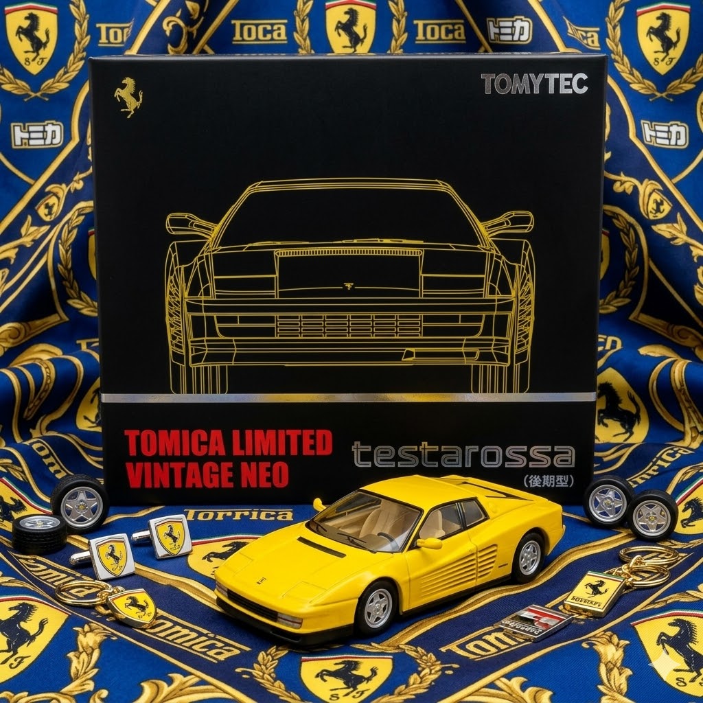 Tomica Limited Vintage Neo - Ferrari Testarossa (Japan Exclusive)