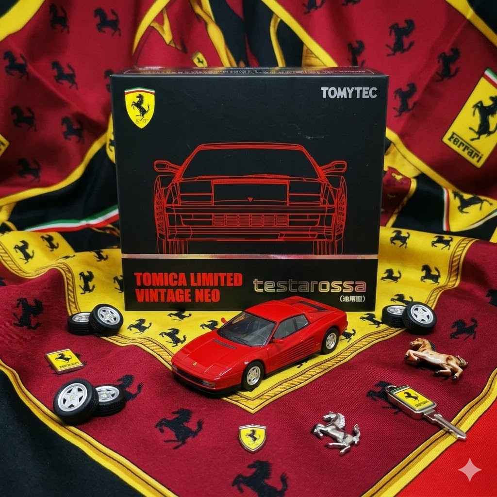 Tomica Limited Vintage Neo - Ferrari Testarossa (Red)