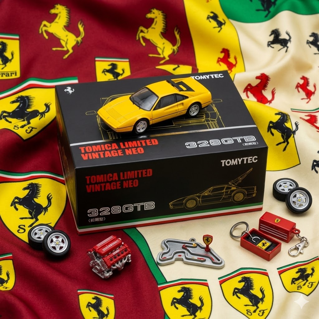 Tomica Limited Vintage Neo - Ferrari 328 GTB (Japan Exclusive)