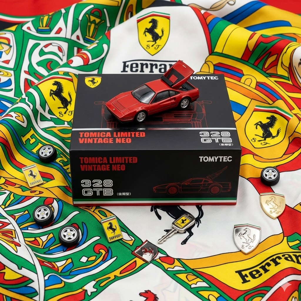 Tomica Limited Vintage Neo - Ferrari 328 GTB (Red)