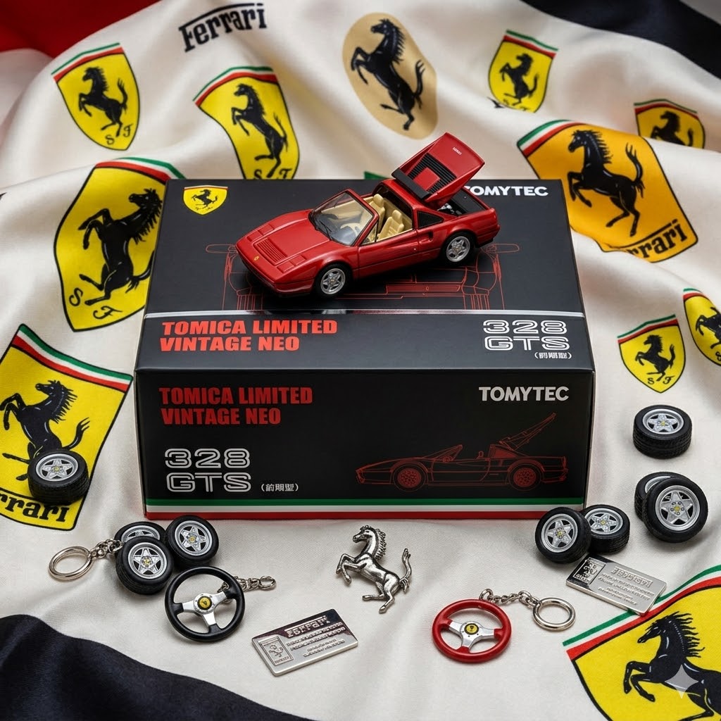 Tomica Limited Vintage Neo - 328 GTS (Red)